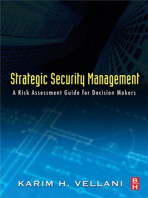 cover image of Strategic Security Management